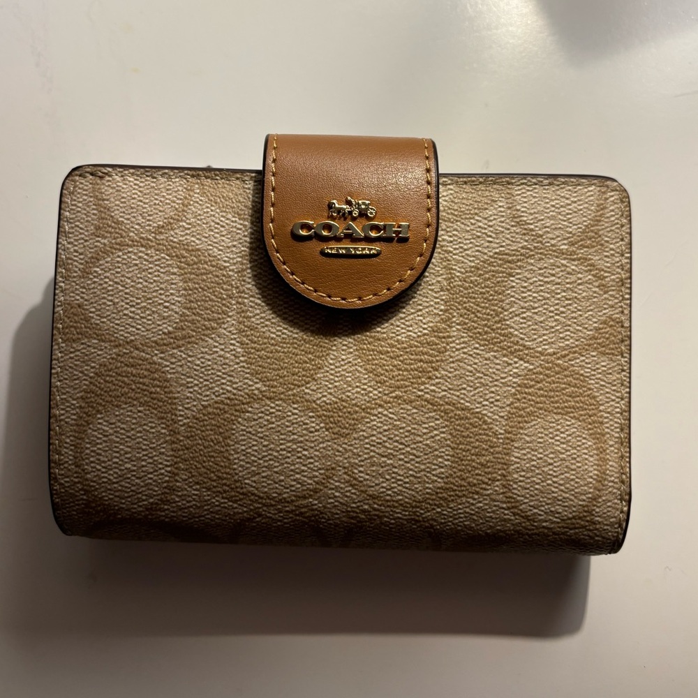 Coach Brown Monogram Wallet